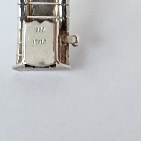 Vintage Two-toned Greek Style Bracelet! 14k/925! - Picture 14 of 14